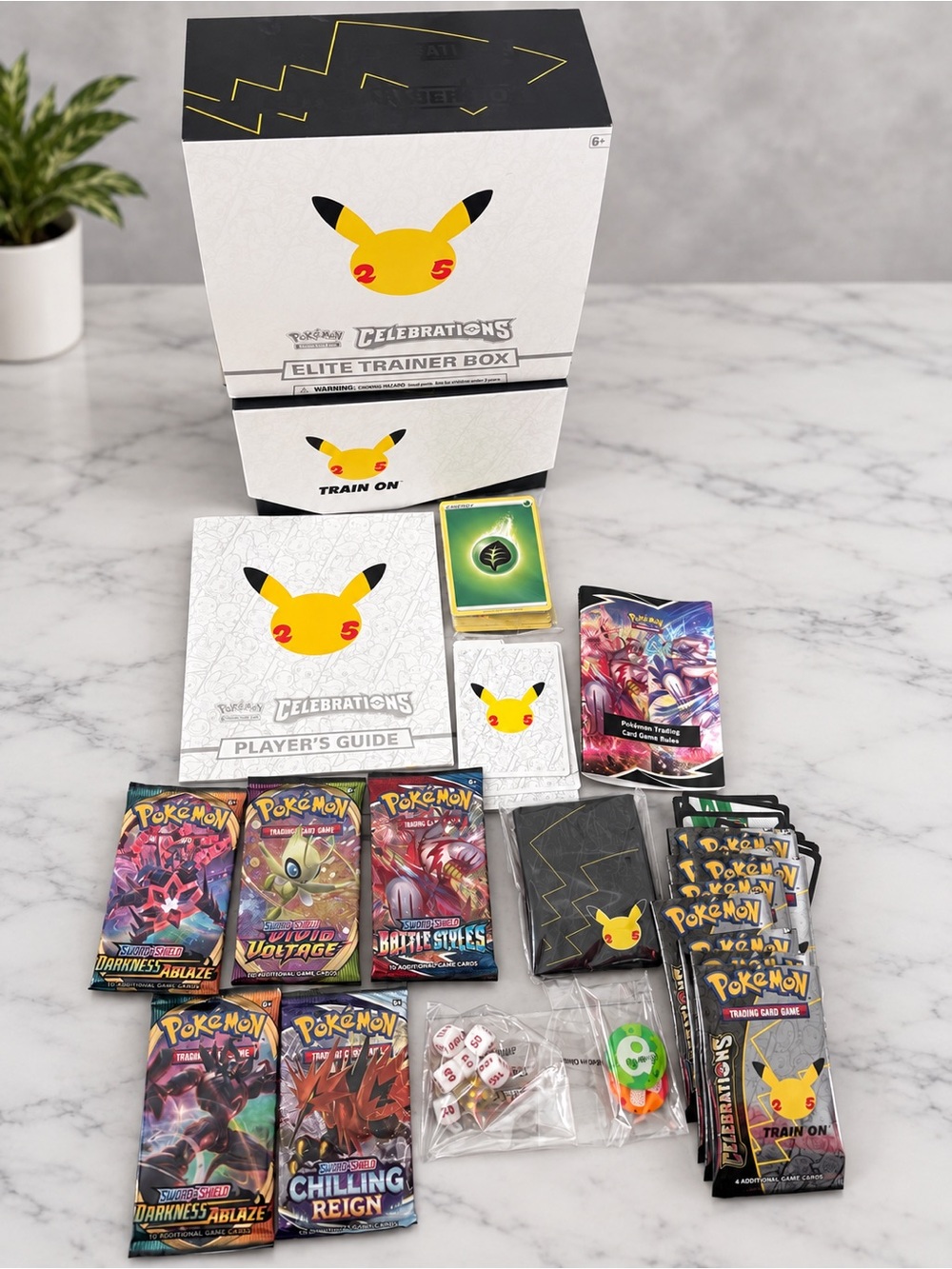 Pokémon Celebrations 25th Anniversary Elite Trainer Box ETB – Partial Complete